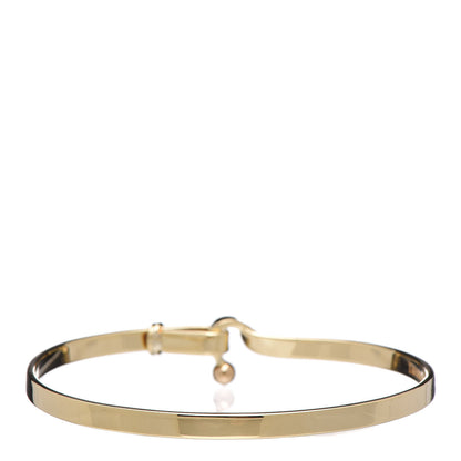 Tiffany 18K Yellow Gold Hook Eye Bangle 3 of 4