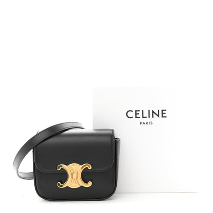 Celine Shiny Calfskin Mini Claude Black 10 of 10