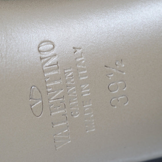 Crystal Platform Peep Toe Pumps 39.5 Black