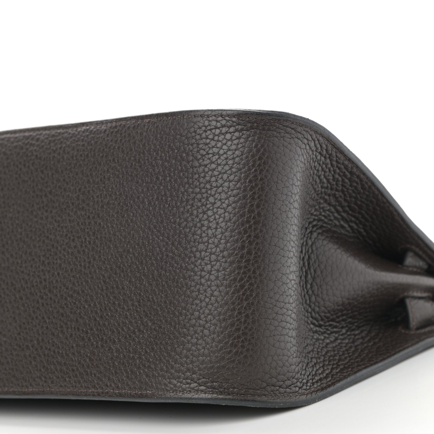 Hermes Taurillon Clemence Jypsiere 28 Chocolate 10 of 11