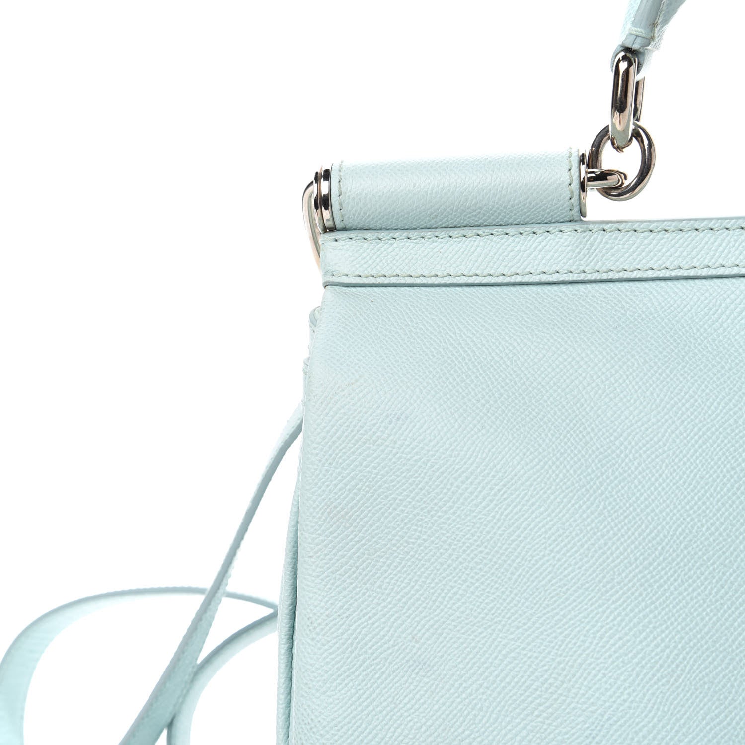 Dolce & Gabbana Dauphine Large Miss Sicily Satchel Light Blue 17 of 18