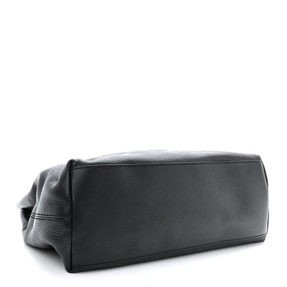 Gucci Pebbled Calfskin Medium Soho Chain Shoulder Bag Black 4 of 12