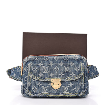 Louis Vuitton Monogram Denim Bum Bag Blue 11 of 11