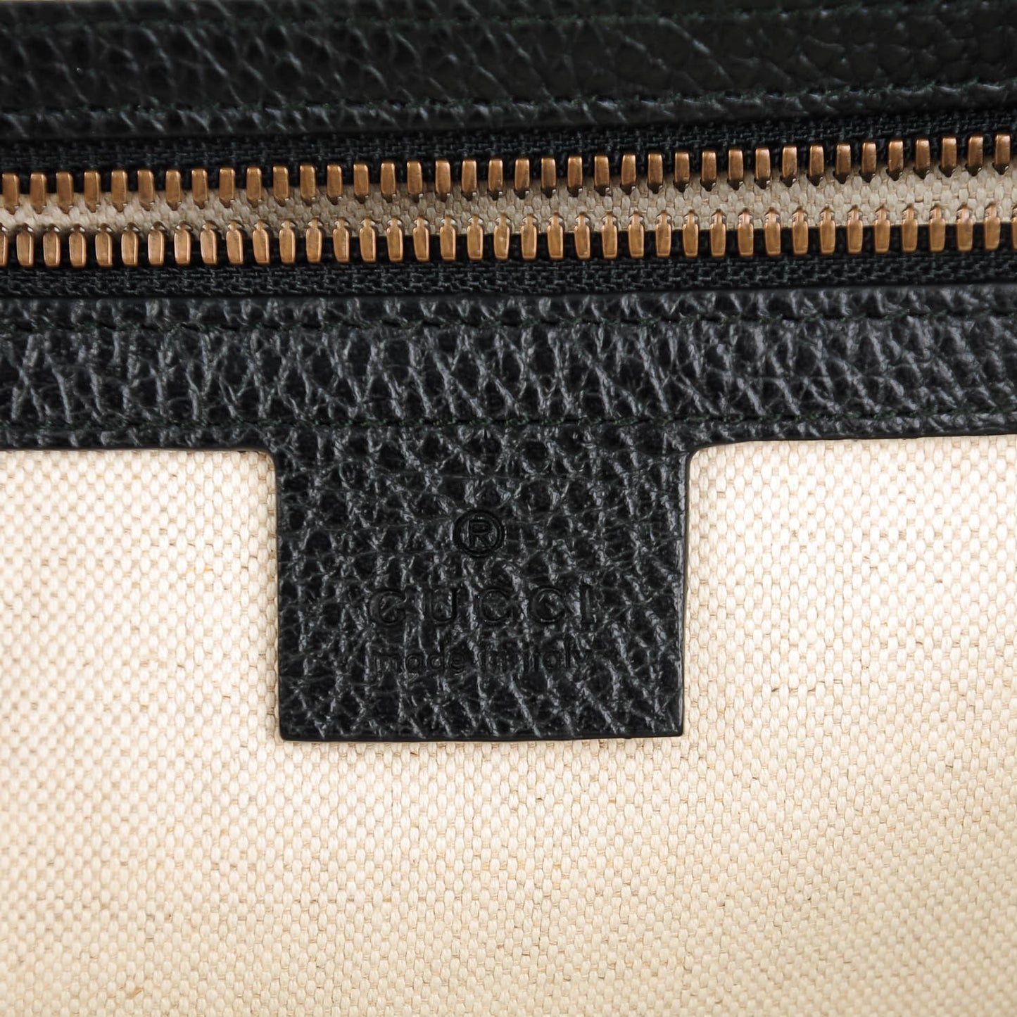 Calfskin GG Marmont Messenger Bag Black