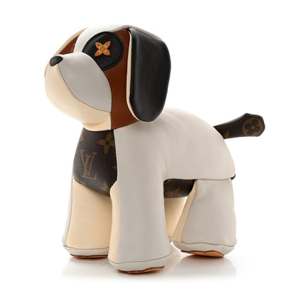 Louis Vuitton Calfskin Monogram Doudou Oscar Dog Beige 1 of 10