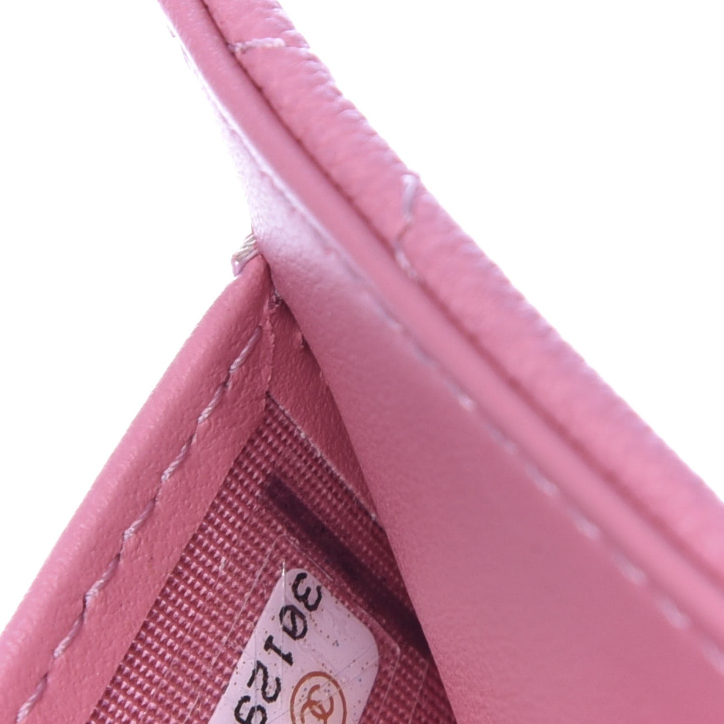 Caviar Quilted Boy Compact Wallet Pink