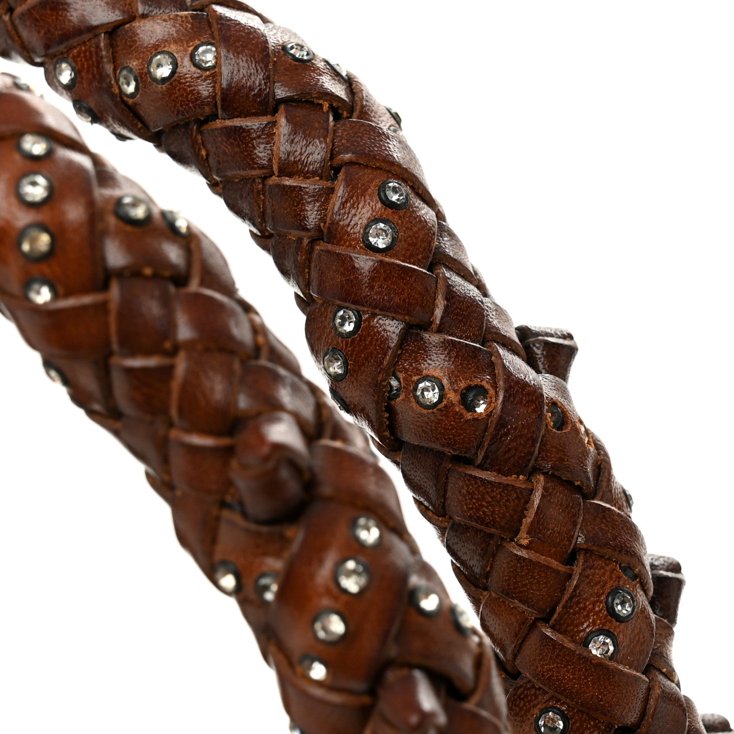Fendi Velvet Crystal Beaded Small Spy Bronze Cognac 12 of 14
