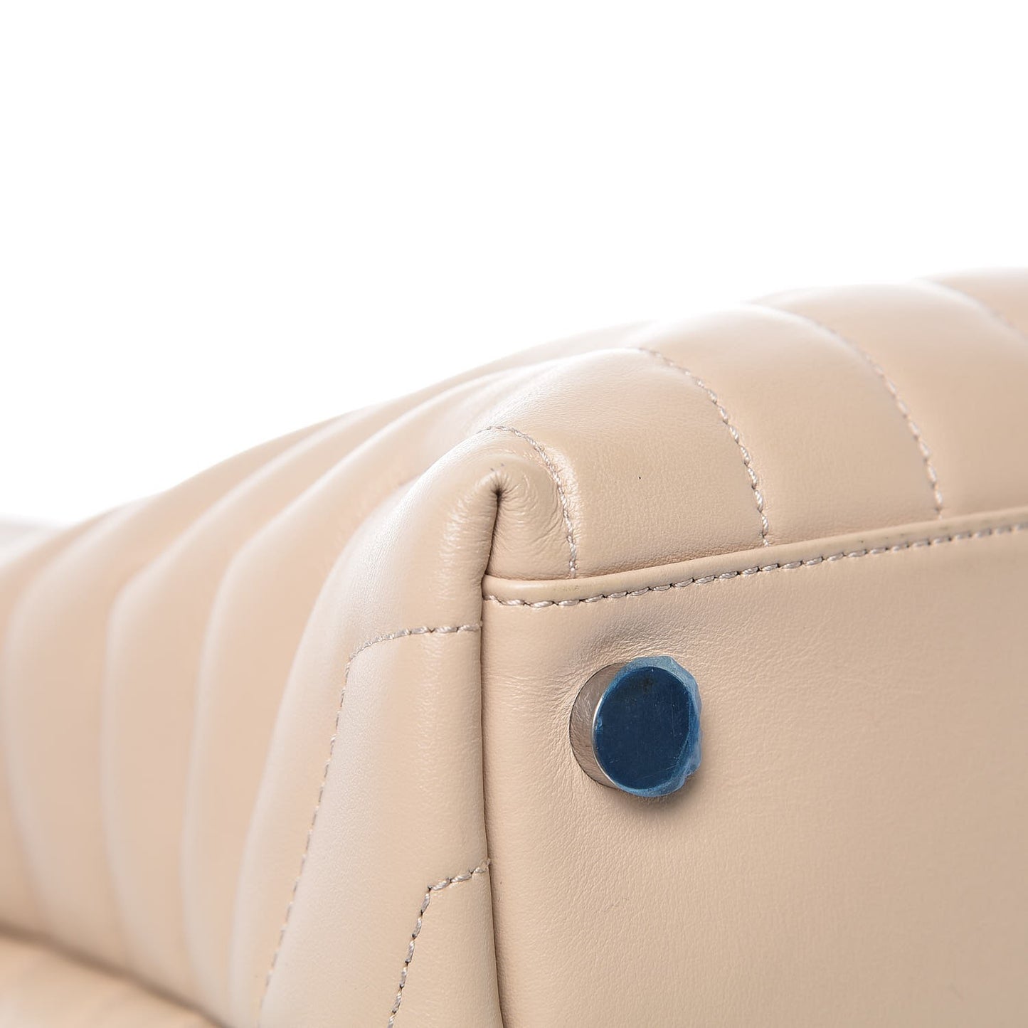 Calfskin Y Quilted Monogram Large Loulou Shopper Nude Powder