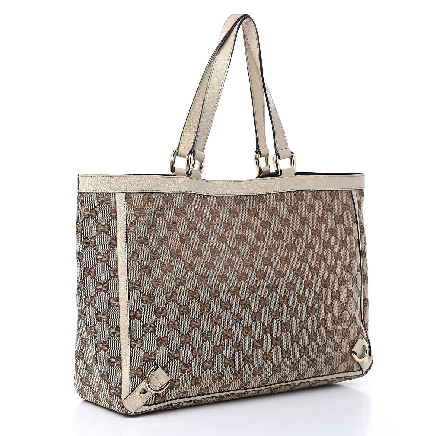 Monogram Large Abbey Tote Off White
