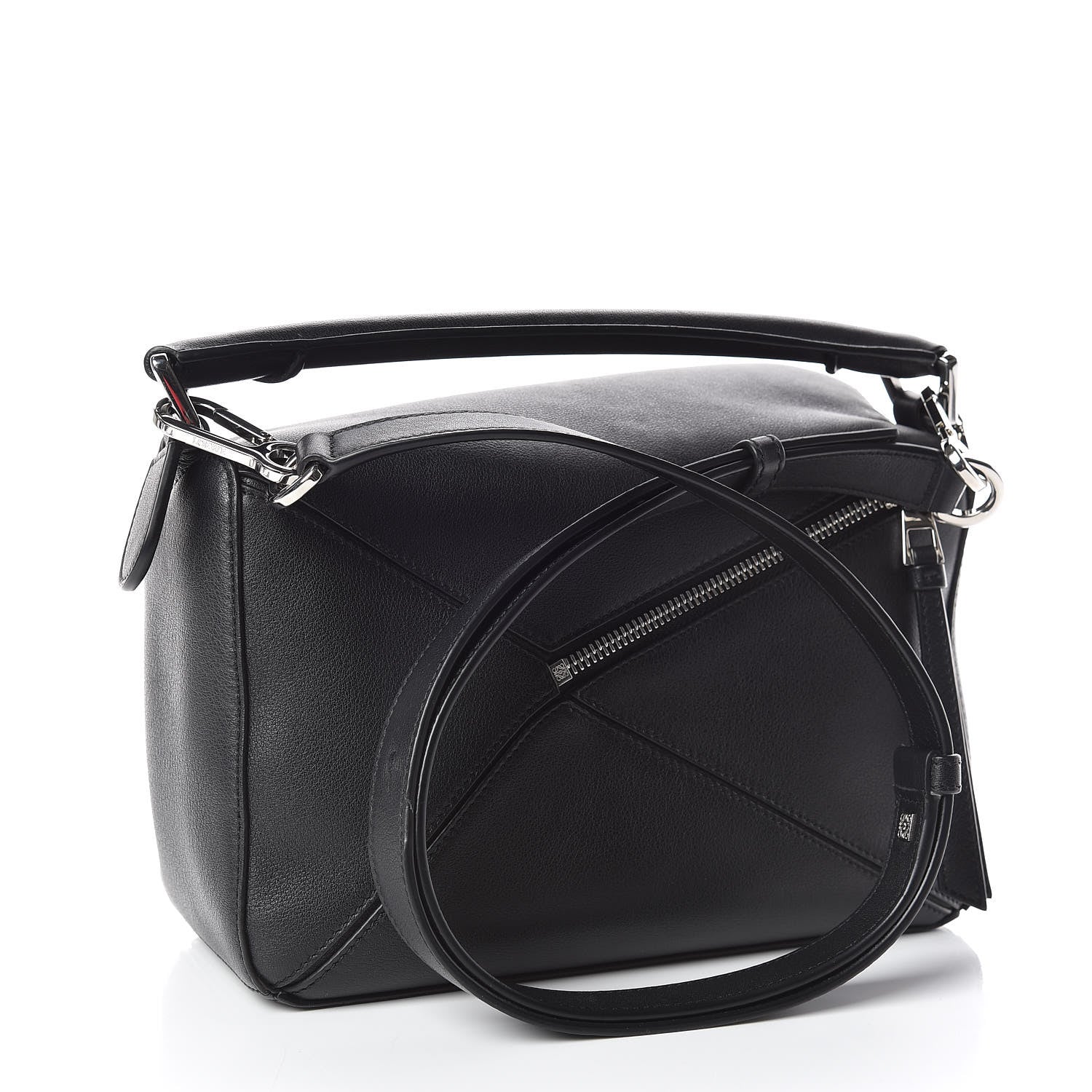 Loewe Calfskin Small Puzzle Bag Black 3 of 9