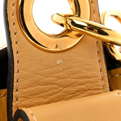 Chloe Calfskin Crocodile Embossed Small Tess Bag Honey Gold 10 of 13