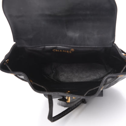 Chanel Lambskin Quilted CC Chain Backpack Black 5 of 18