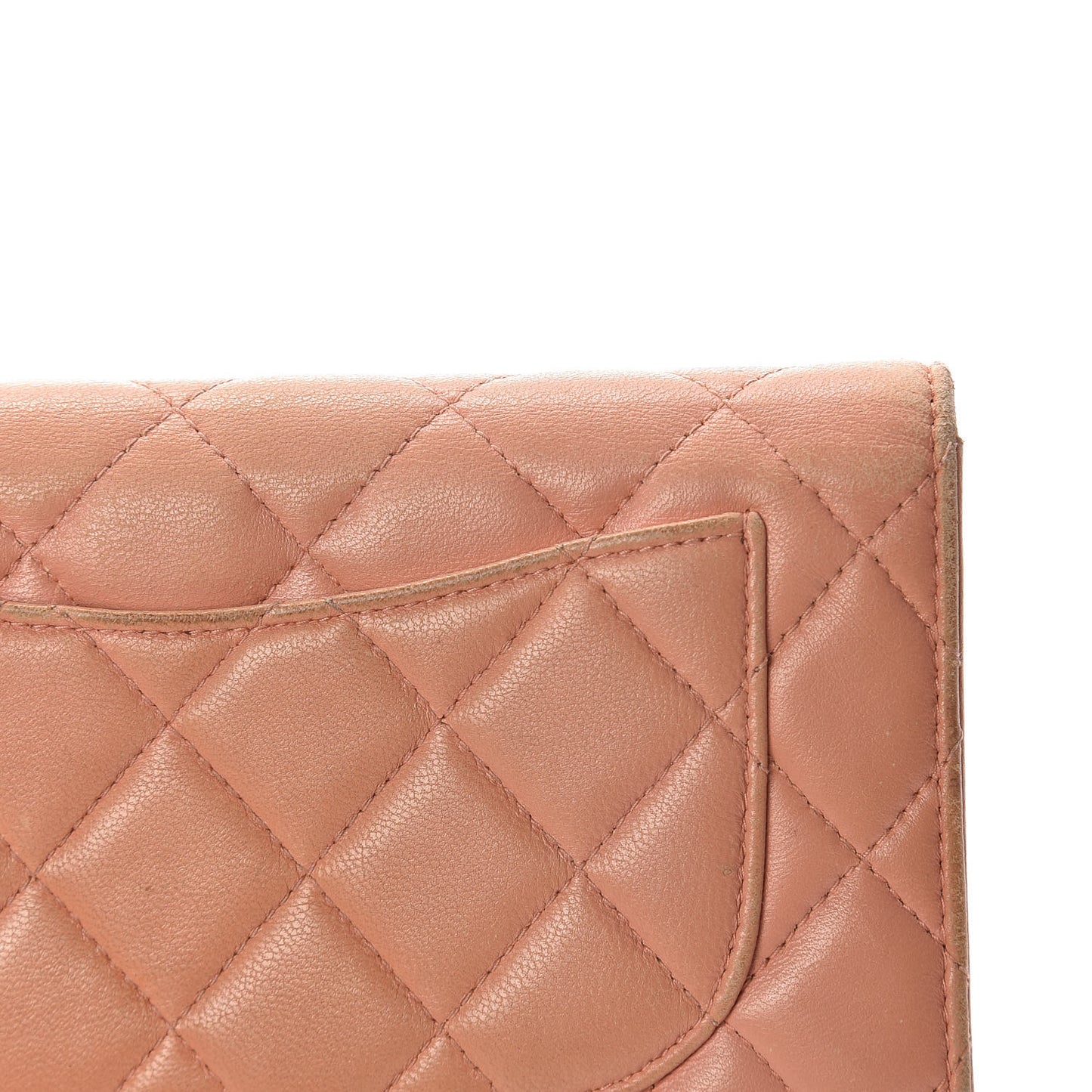 Lambskin Quilted Yen Wallet