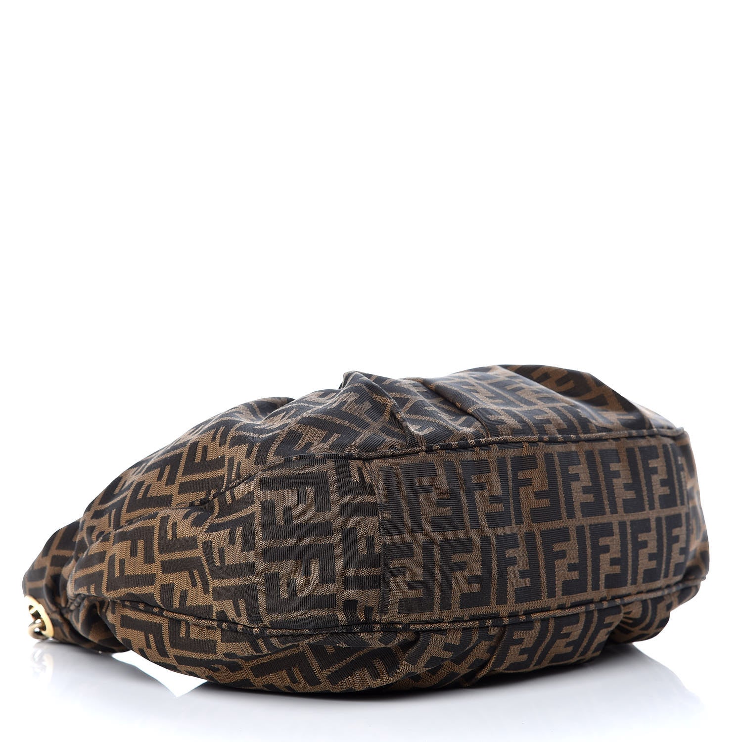 Fendi Zucca Patent Mia Hobo Tobacco 4 of 9