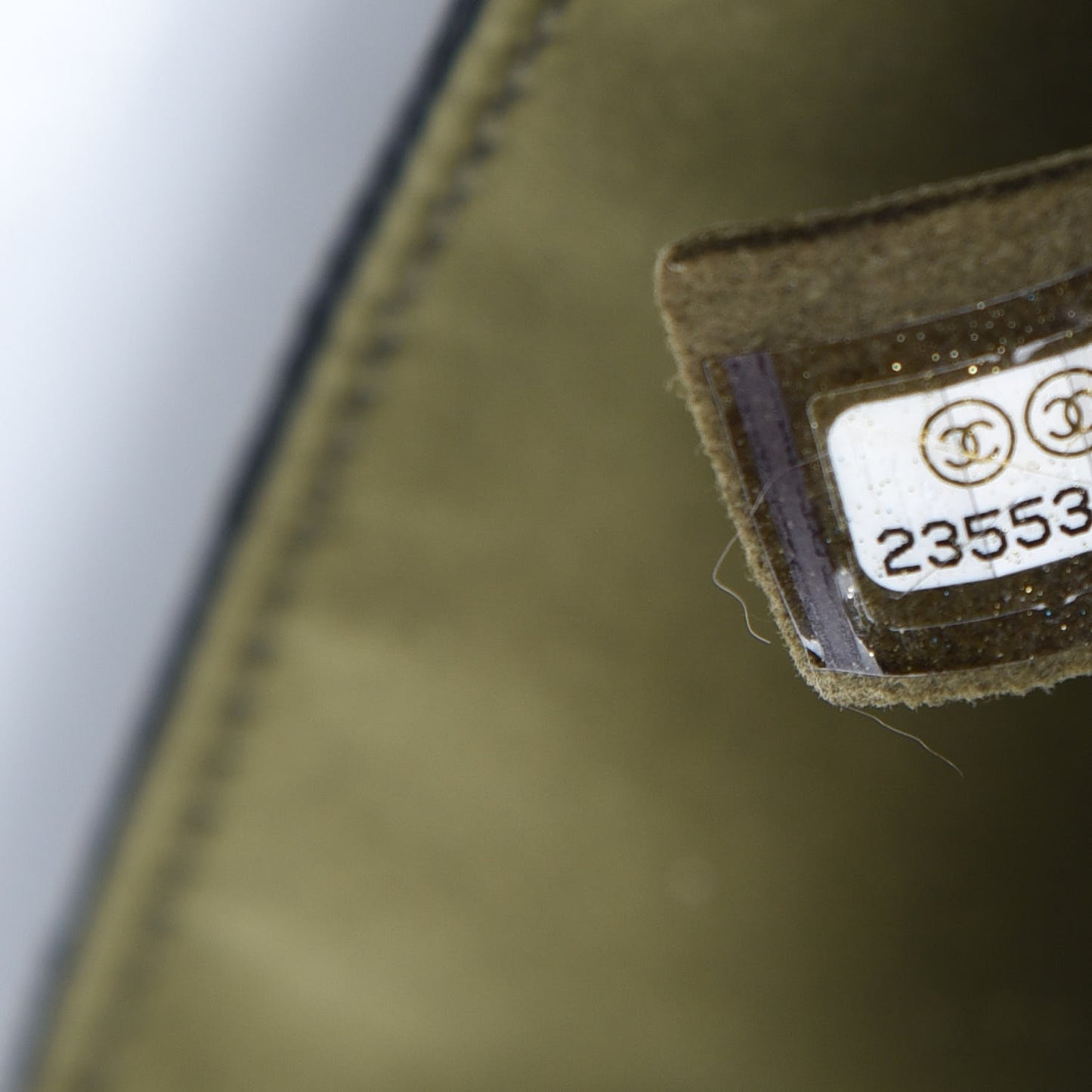 Sequin Coco Cuba Medium Single Flap Khaki