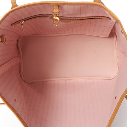 Louis Vuitton Damier Azur Neo Neverfull MM Rose Ballerine 4 of 8