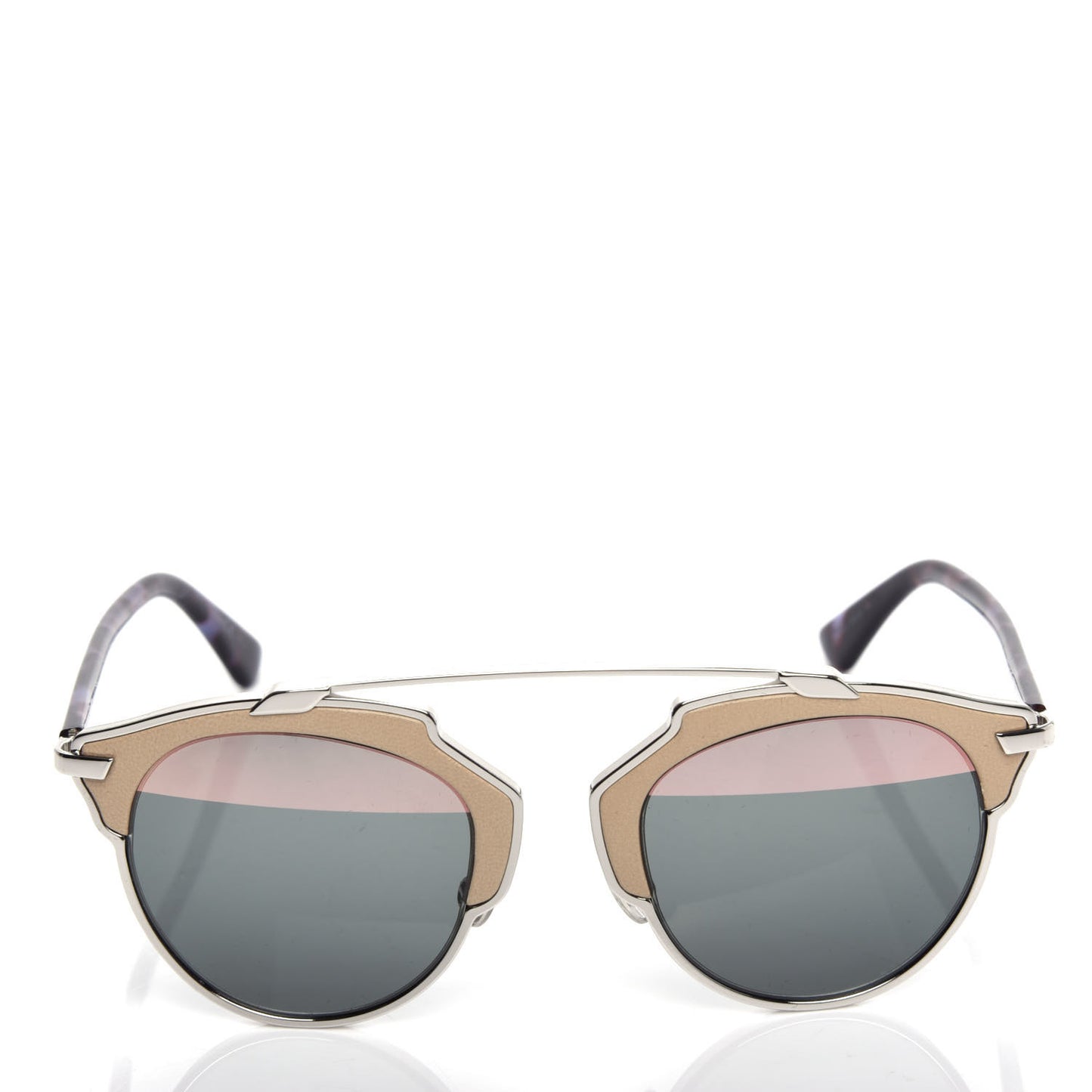 Mirrored So Real Sunglasses Silver Gold