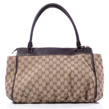 Gucci Monogram D Gold Tote Ebony 4 of 9