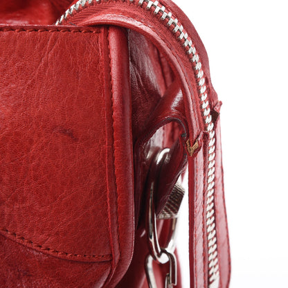 Balenciaga Agneau Giant 21 Silver Hardware City Bag Tomato 15 of 21