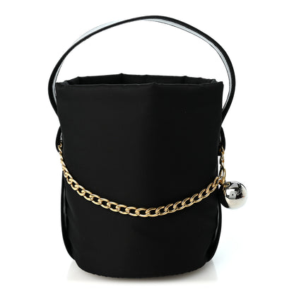 Prada Tessuto Nylon Nappa Petit Sac Mini Bucket Bag Black 1 of 10