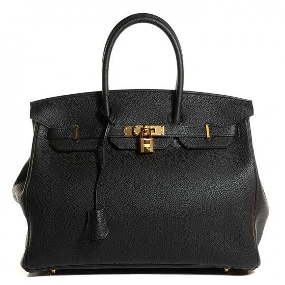 Hermes Togo Birkin 35 Black 1 of 58