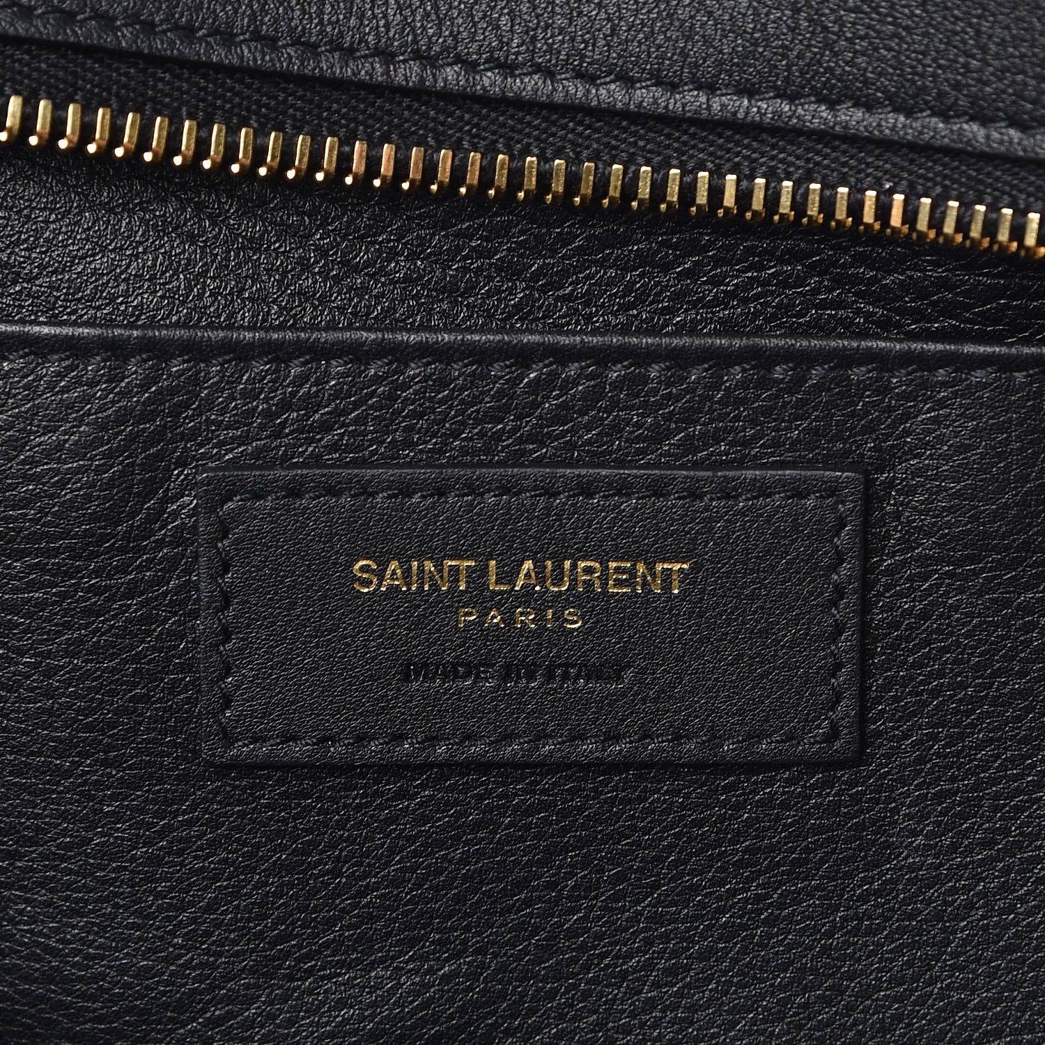 Saint Laurent Calfskin Monogram Baby Downtown Cabas Black 8 of 11