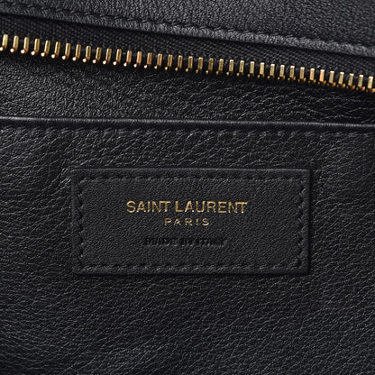Saint Laurent Calfskin Monogram Baby Downtown Cabas Black 8 of 11