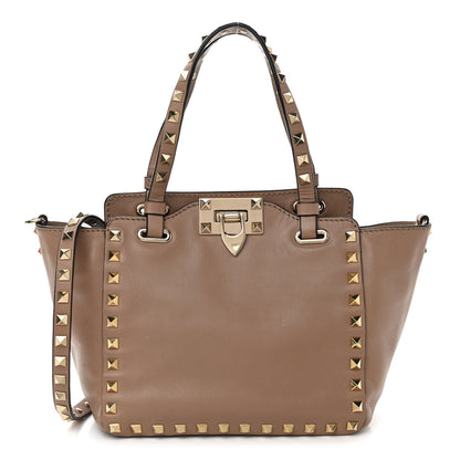 Valentino Garavani Vitello Mini Rockstud Tote Alpaca 1 of 11