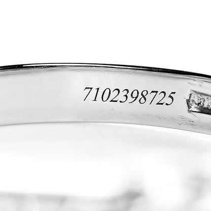 Bulgari Platinum Diamond .30ct Griffe Solitaire Engagement Ring 52 6 7 of 8