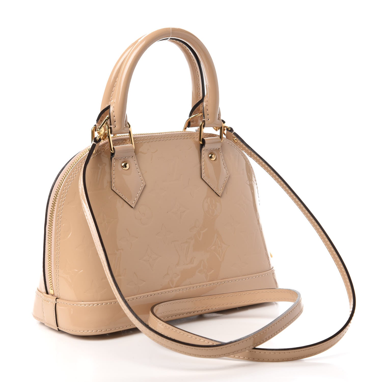 Louis Vuitton Vernis Alma BB Dune 3 of 10