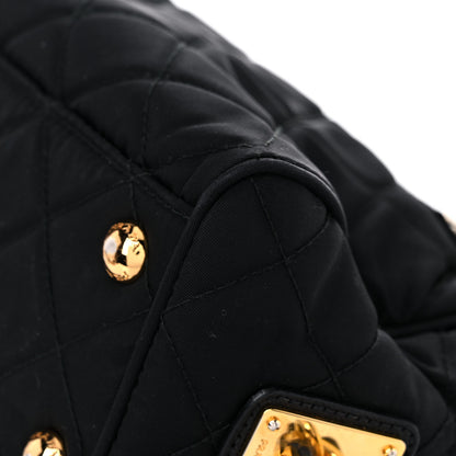 Prada Nylon Tessuto Impuntu Quilted Flap Black 10 of 18