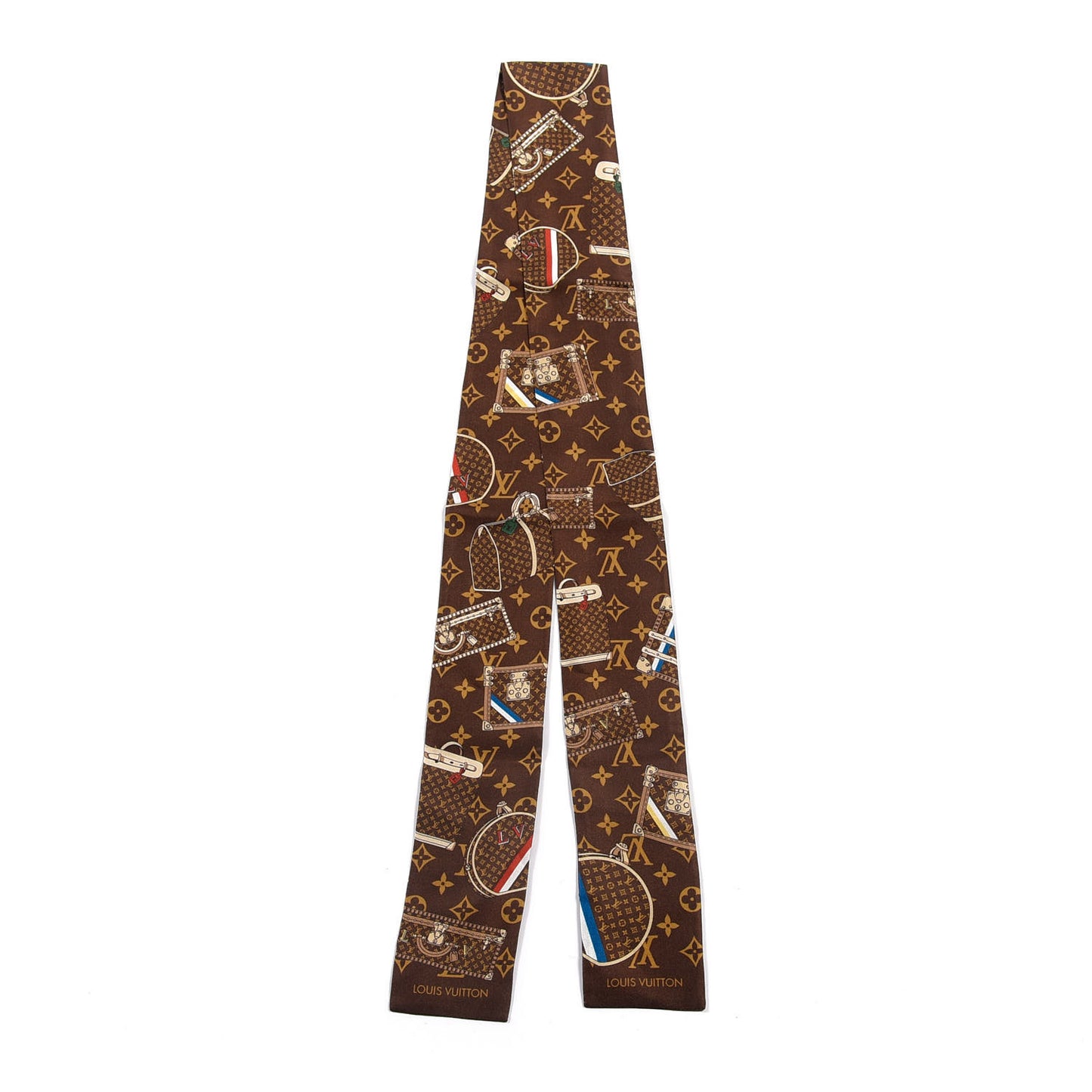 Silk Monogram Trunks Bandeau