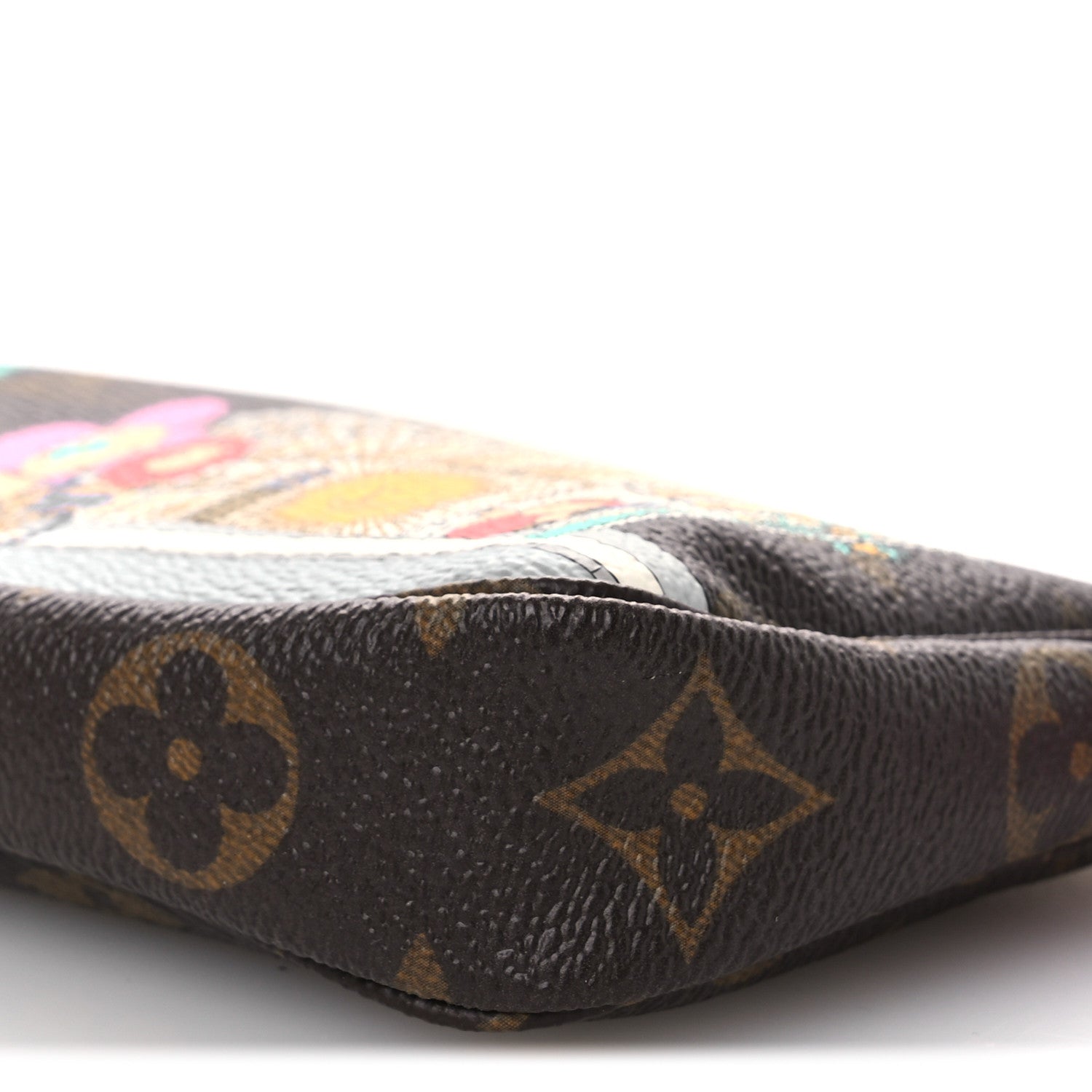 Louis Vuitton Monogram 2022 Christmas Animation Paris Mini Pochette Accessories Pink 10 of 10