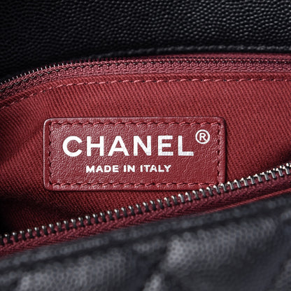Chanel Caviar Quilted Medium Coco Handle Flap Black 6 of 10