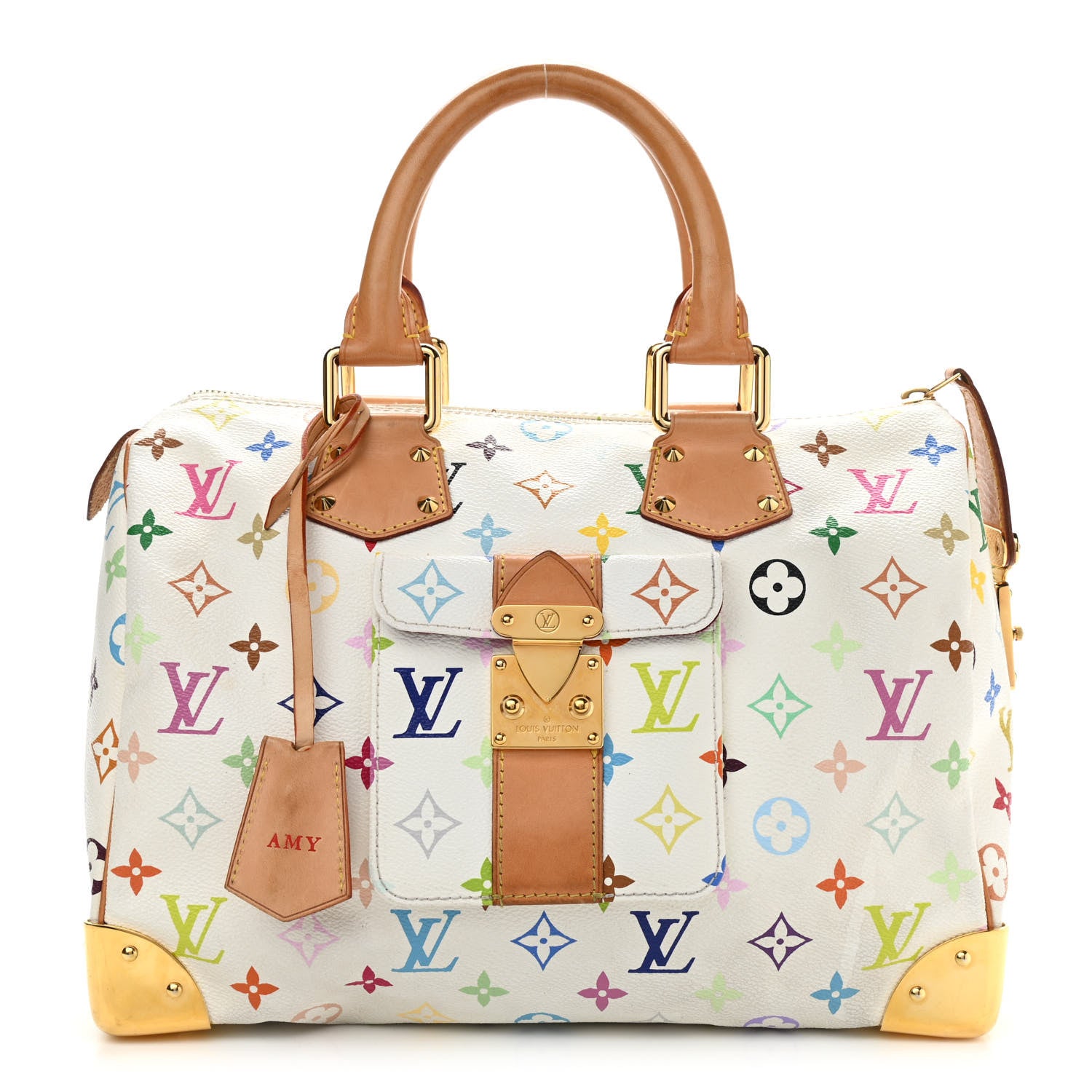Louis Vuitton Monogram Multicolor Speedy 30 White 1 of 11