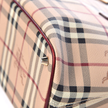 Burberry Haymarket Check Medium Regent Tote Red 10 of 13