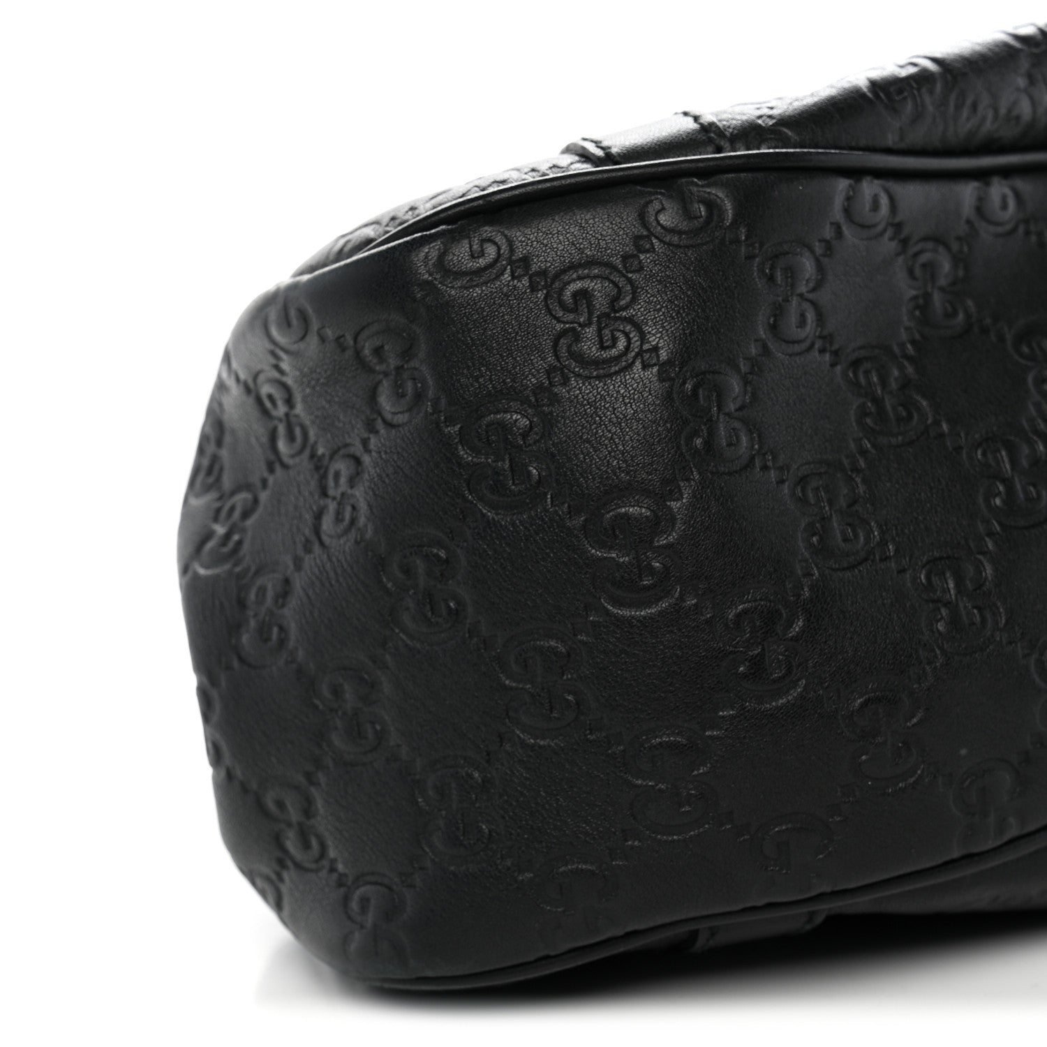 Gucci Guccissima Medium GG Twins Shoulder Bag Black 7 of 12