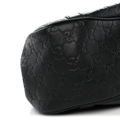 Gucci Guccissima Medium GG Twins Shoulder Bag Black 7 of 12