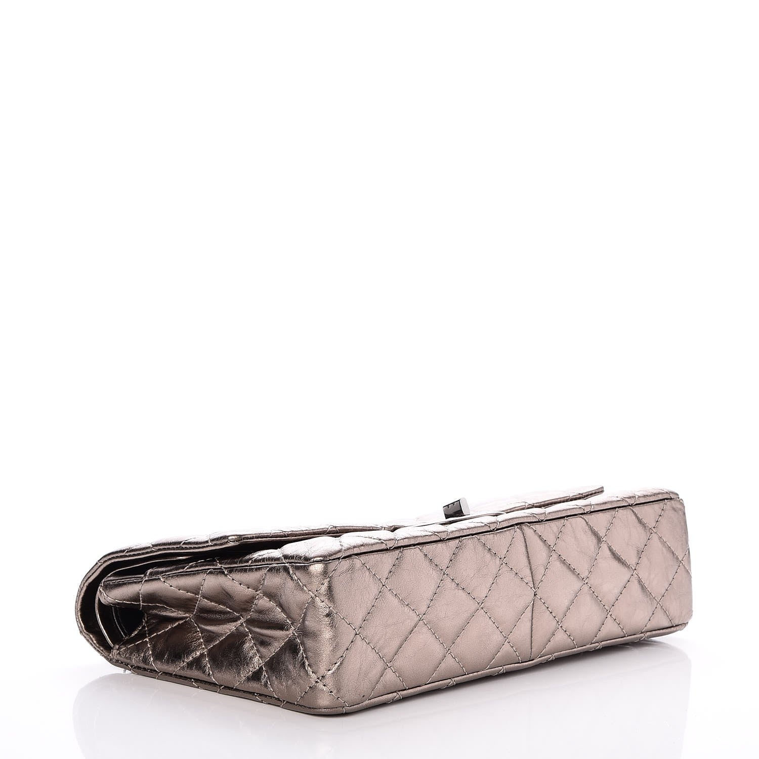 Chanel Metallic Aged Calfskin Quilted 2.55 Reissue 226 Gold 5 of 9