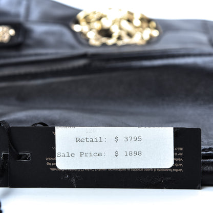 Versace Calfskin Large Palazzo Tote Bag Black 10 of 10