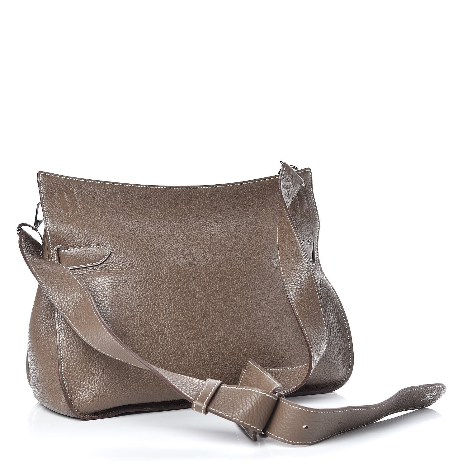 Hermes Taurillon Clemence Jypsiere 34 Etoupe 3 of 11