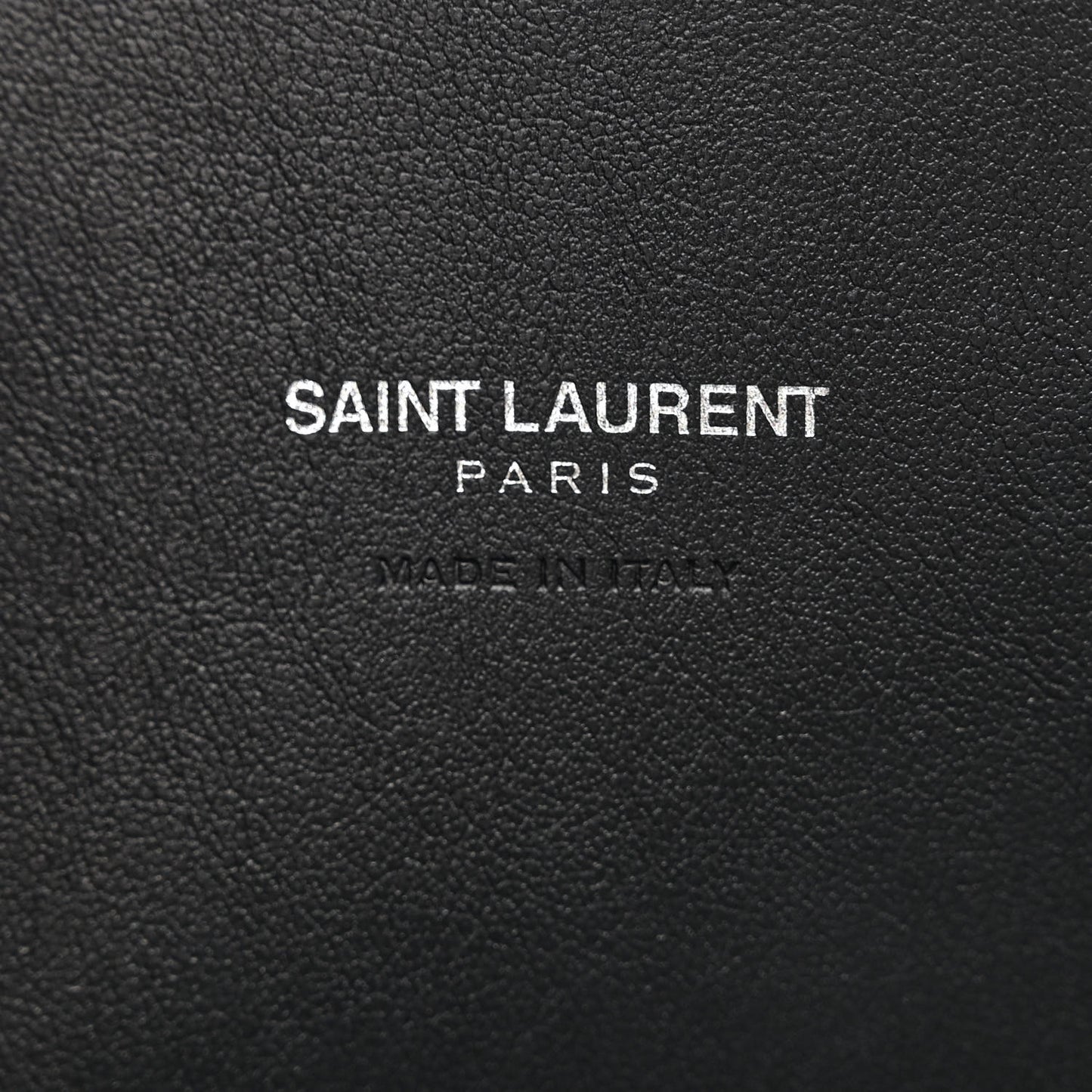 Grained Calfskin Nano Sac De Jour Black
