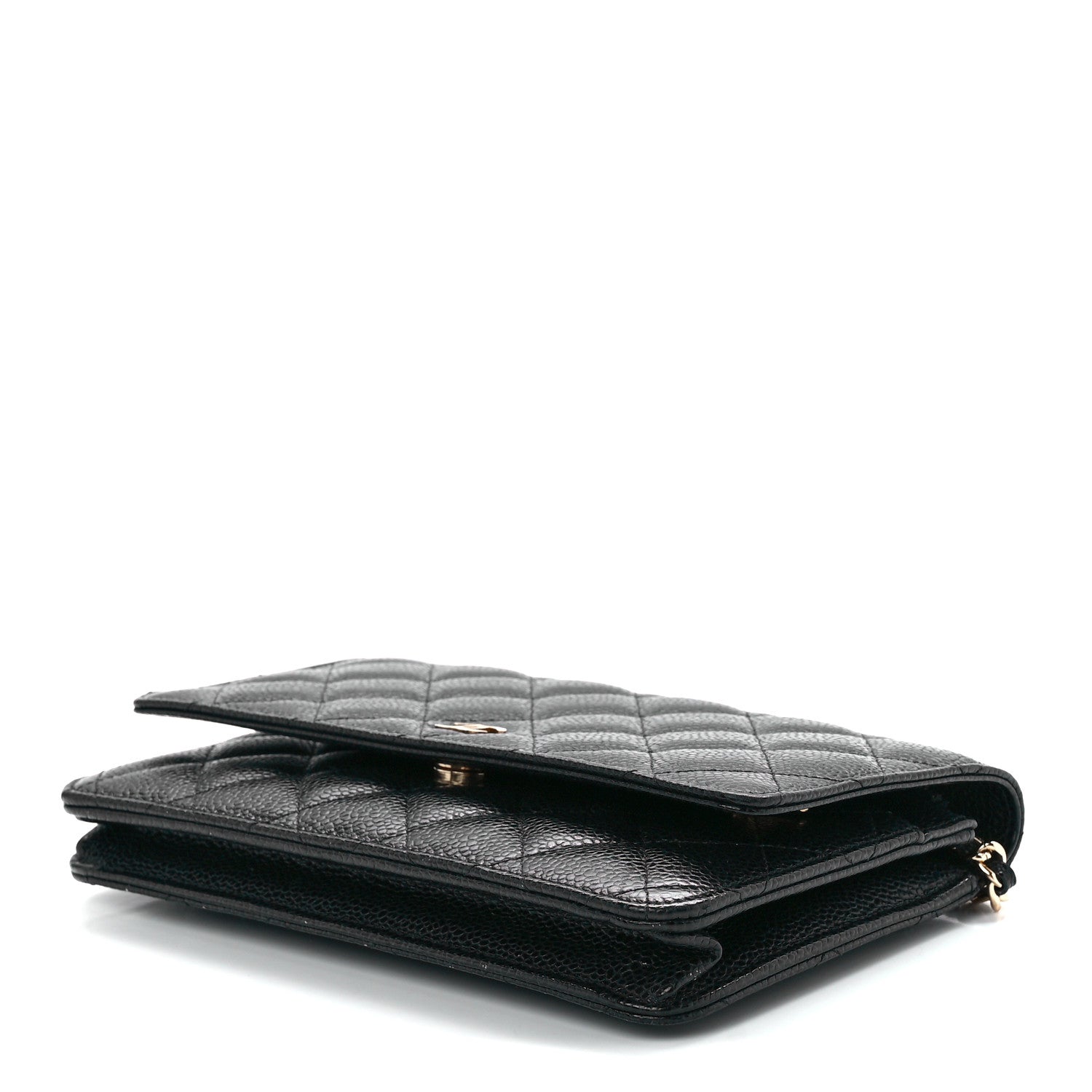 Chanel Caviar Quilted Wallet On Chain WOC Black 9 of 12