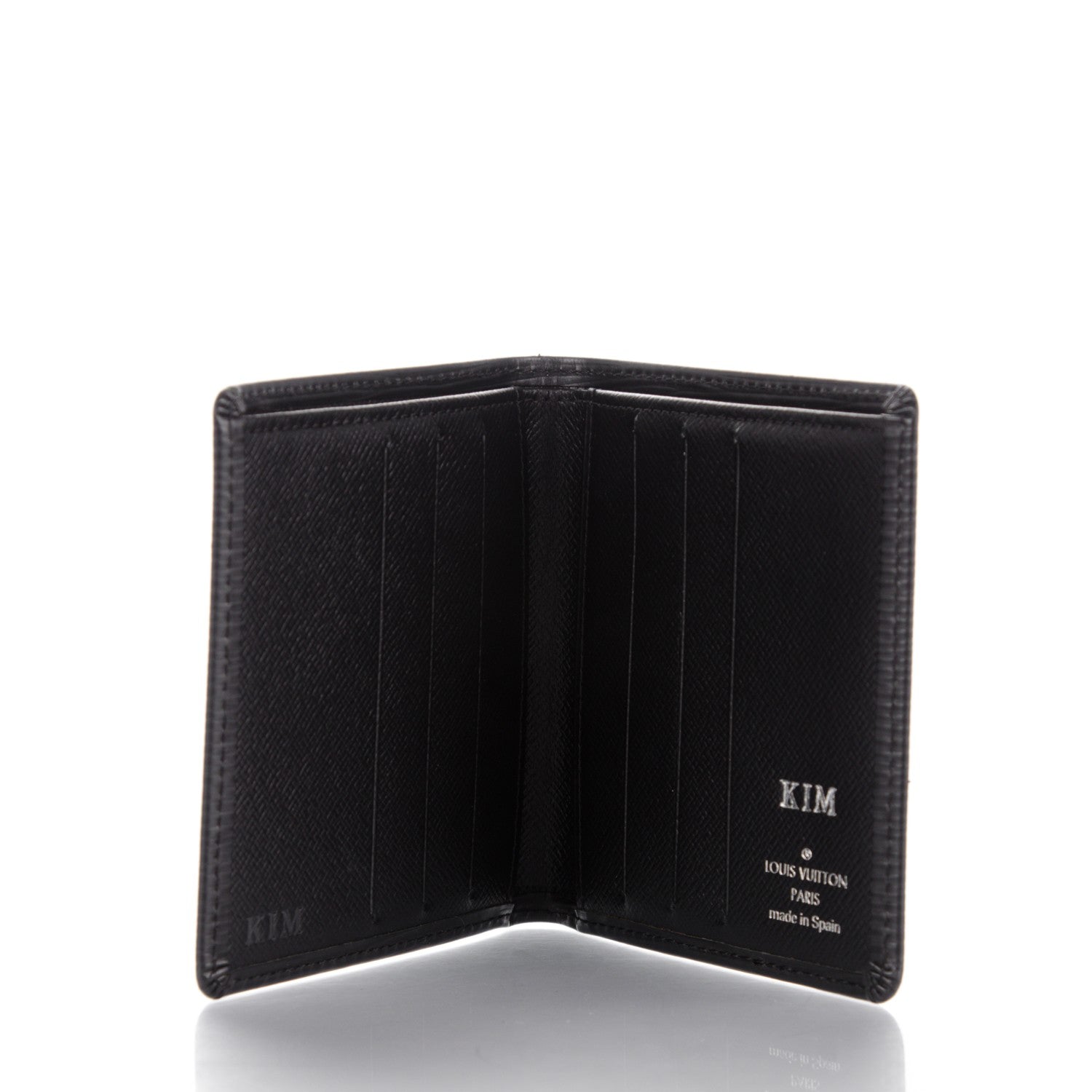 Louis Vuitton Epi Billfold Wallet 6 Credit Card Slots Black 5 of 8