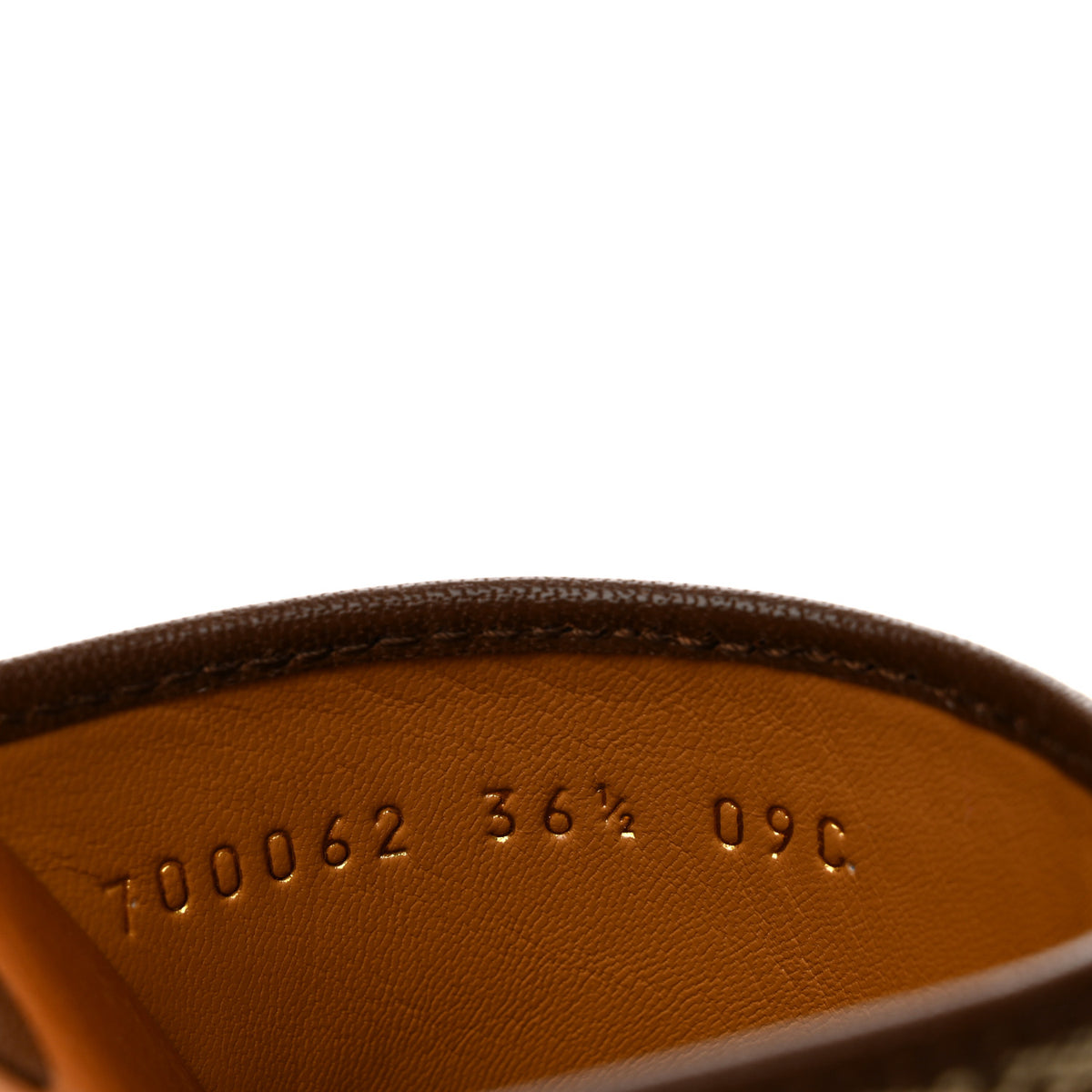 Gucci Monogram Goatskin Horsebit Clog Mules 36.5 Beige Ebony Brown Sugar 9 of 10