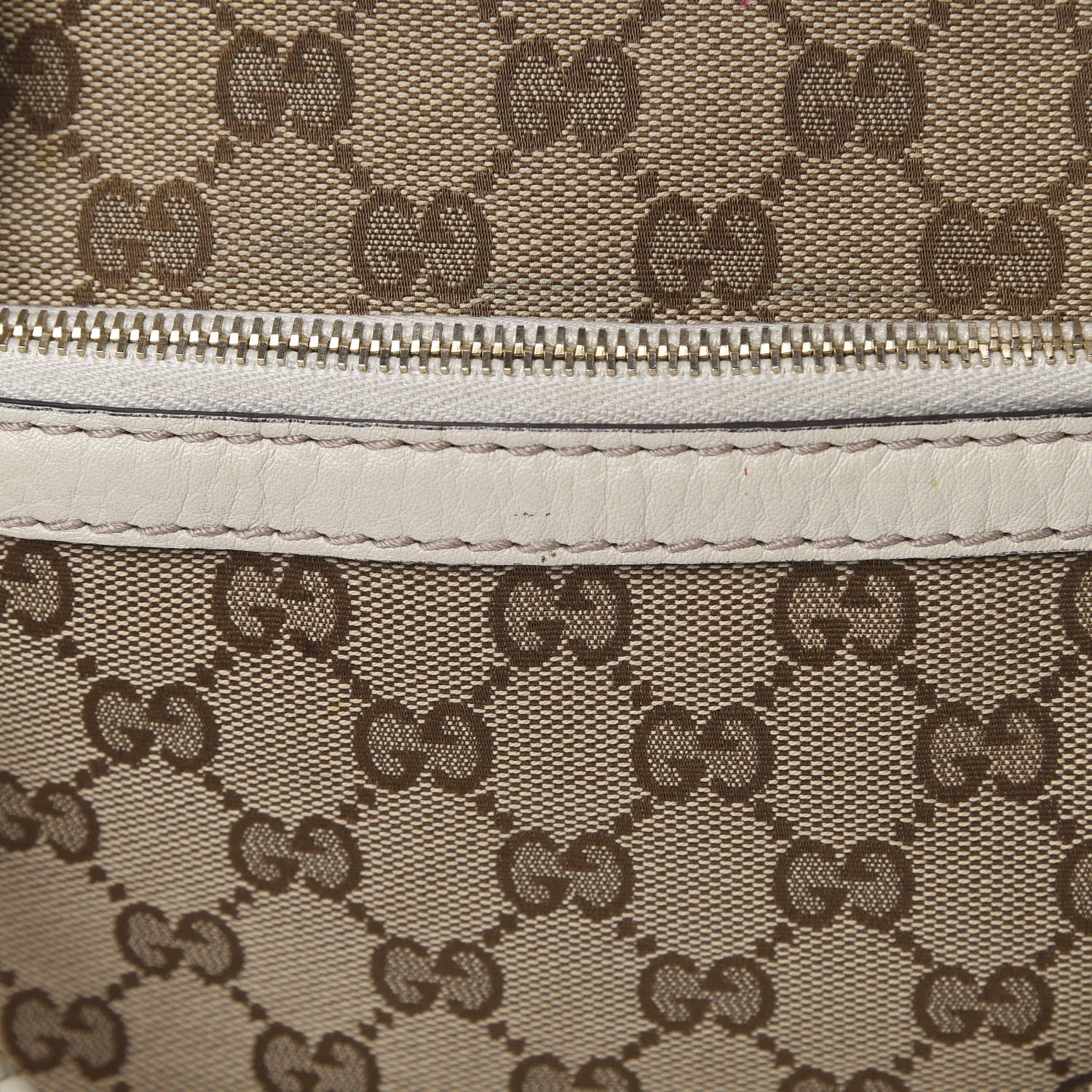 Gucci Monogram GG Canvas Small Bella Top Handle Bag Off White 13 of 18