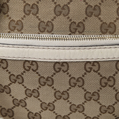 Gucci Monogram GG Canvas Small Bella Top Handle Bag Off White 13 of 18