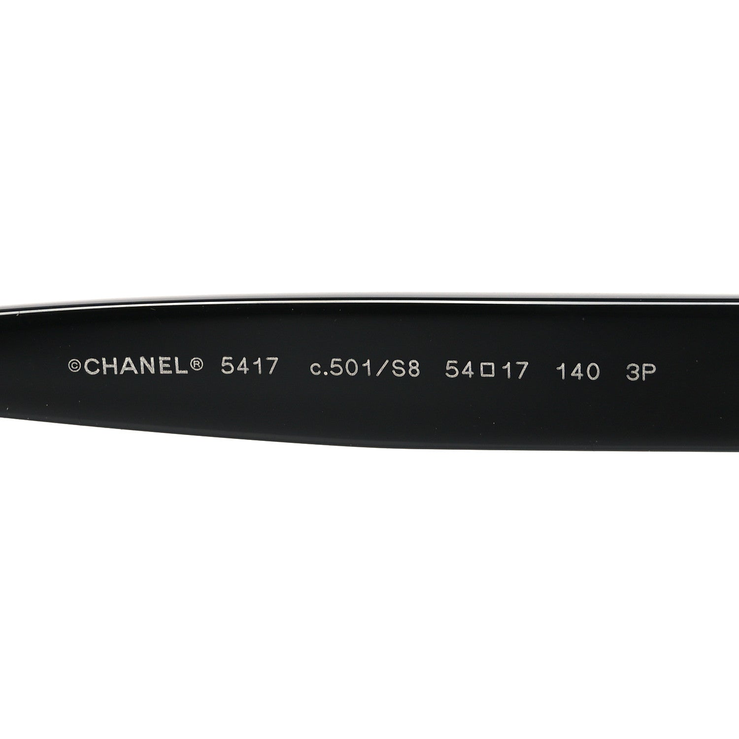Chanel Acetate Square Sunglasses 5417 Black 5 of 7