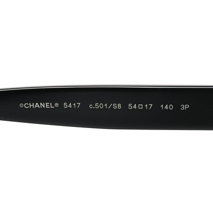 Chanel Acetate Square Sunglasses 5417 Black 5 of 7