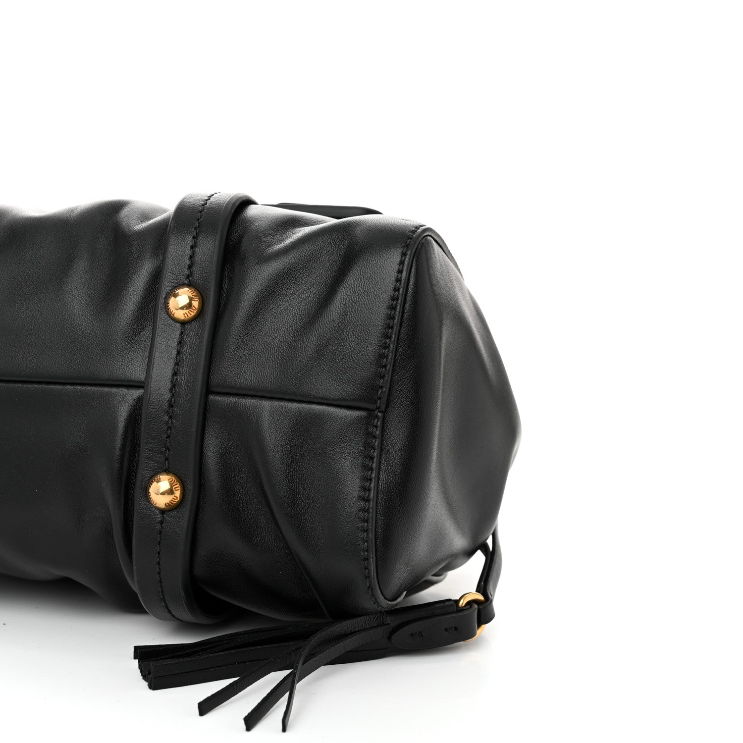 Miu Miu Nappa Joie Satchel Black 9 of 9